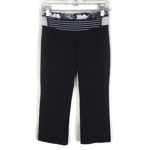 lululemon athletica Black Cropped Leggings